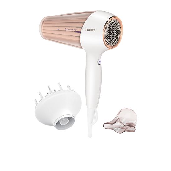 Bild von Haartrockner "Moisture Protect HP8280/00", weiß/rose