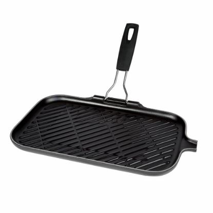 Bild von Steakgrillpfanne rechteckig, Schwarz