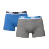 Bild von Basic Boxershorts 2er Pack S, blue / grey
