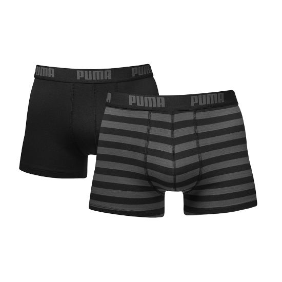 Bild von Boxershorts "Stripe" 2er Pack S, black
