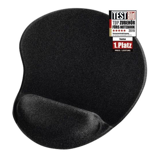 Bild von Mauspad "Ergonomic", Schwarz