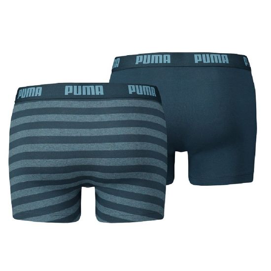 Bild von Boxershorts "Stripe" 2er Pack M, denim