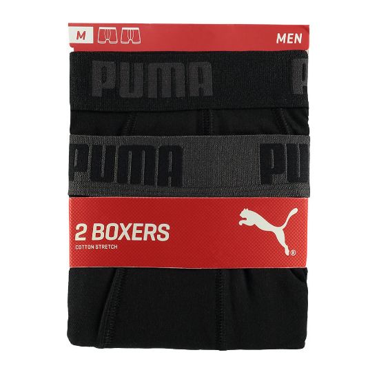 Bild von Basic Boxershorts 2er Pack XXL, black / black