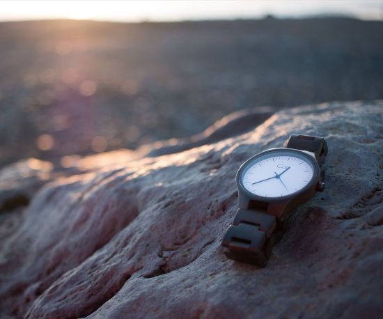 Bild von Holz Armbanduhr "Berlin", braun