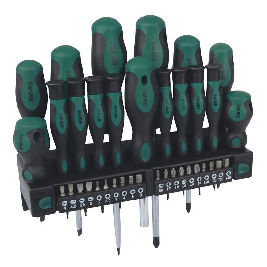 Bild von Schraubendreher- und Bitsatz 37-tlg.