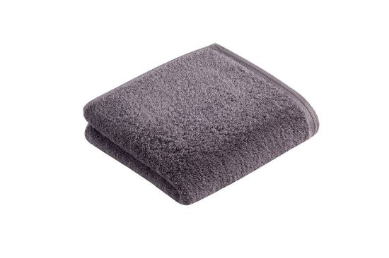 Bild von Gästetuch "Vegan Life" dunkelgrau