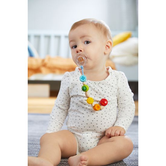 Bild von Schnullerkette "Farbenfroh"