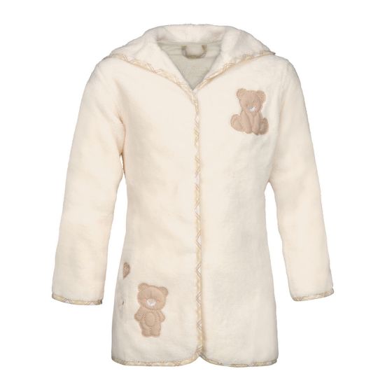 Bild von Bademantel "Teddy", 86/92, ivory