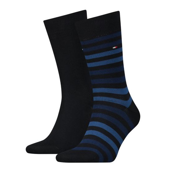 Bild von Socken "DUO STRIPE", 2er Pack, dark navy, 43/46