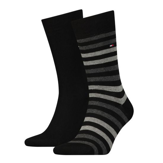 Bild von Socken "DUO STRIPE", 2er Pack, black, 39/42