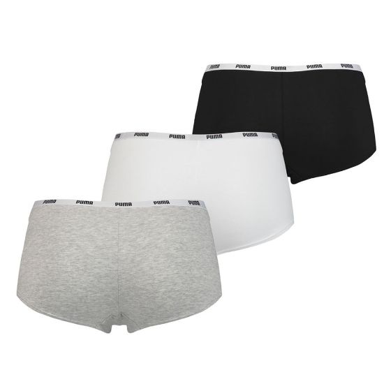 Bild von Unterwäsche "MINI SHORT", 3er Pack, white/grey/black, XS