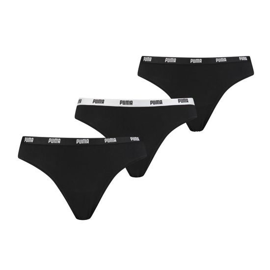 Bild von Unterwäsche "STRING", 3er Pack, Black, XS