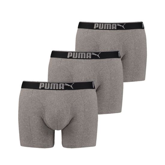 Bild von Boxershort "LIFESTYLE SUEDED", 3er Pack, grey melange, S