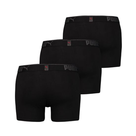Bild von Boxershort "LIFESTYLE SUEDED", 3er Pack, Black, M