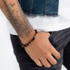 Bild von Armband mit Obsidian und Tigerauge