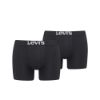 Bild von Boxershorts 2er-Pack "Solid Basic", S, jet black
