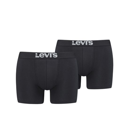 Bild von Boxershorts 2er-Pack "Solid Basic", S, jet black