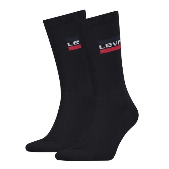 Bild von LEVIS REGULAR CUT SPRTWR LOGO 2er Pack, Black, 43/46