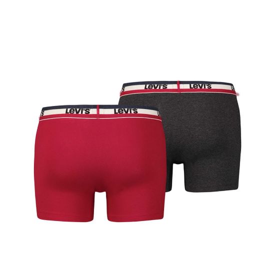 Bild von Boxershorts mit Sportswear Logo 2er-Pack, XL, red / black