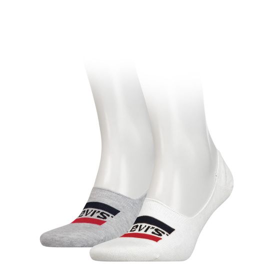 Bild von LEVIS LOW RISE SPRTWR LOGO 2er Pack, white / grey, 35/38