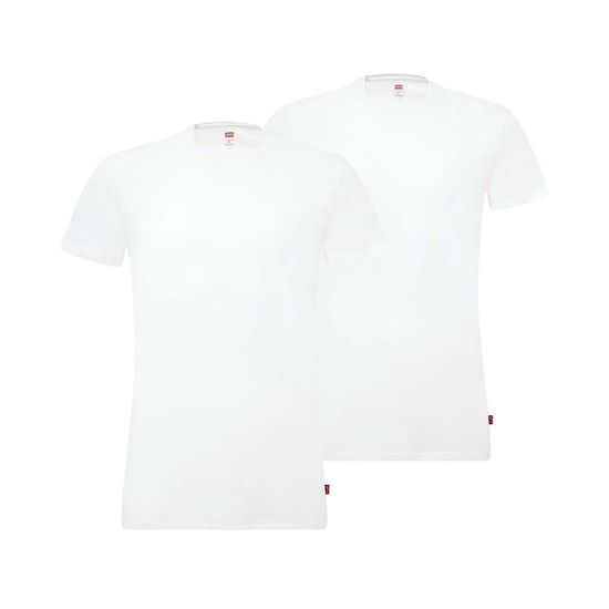 Bild von LEVIS MEN SOLID CREW 2er Pack, White, L