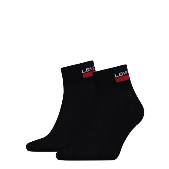 Bild von LEVIS MID CUT SPRTWR LOGO 2er Pack, Black, 35/38
