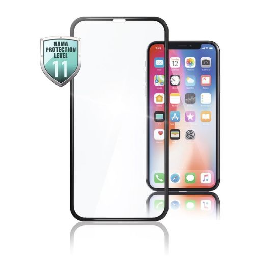 Bild von 3D-Full-Screen-Schutzglas für Apple iPhone X/Xs, Schwarz Apple iPhone XS / X