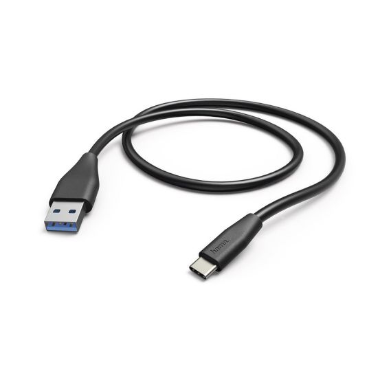 Bild von Lade-/Datenkabel, USB Type-C - USB-3.1-A-Stecker, 1,5 m, Weiss