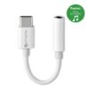 Bild von Passiver Adapter USB Typ-C auf 3.5mm Audio-Anschluss, Weiß