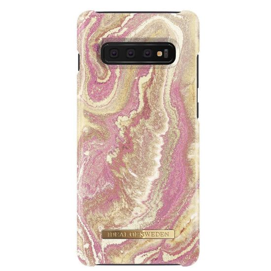 Bild von Schutzhülle für Samsung Galaxy S10, Golden Blush Marble