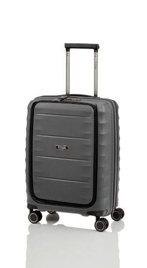 Bild von 4-Rollen-Bordtrolley mit Vortasche "Highlight", anthracite
